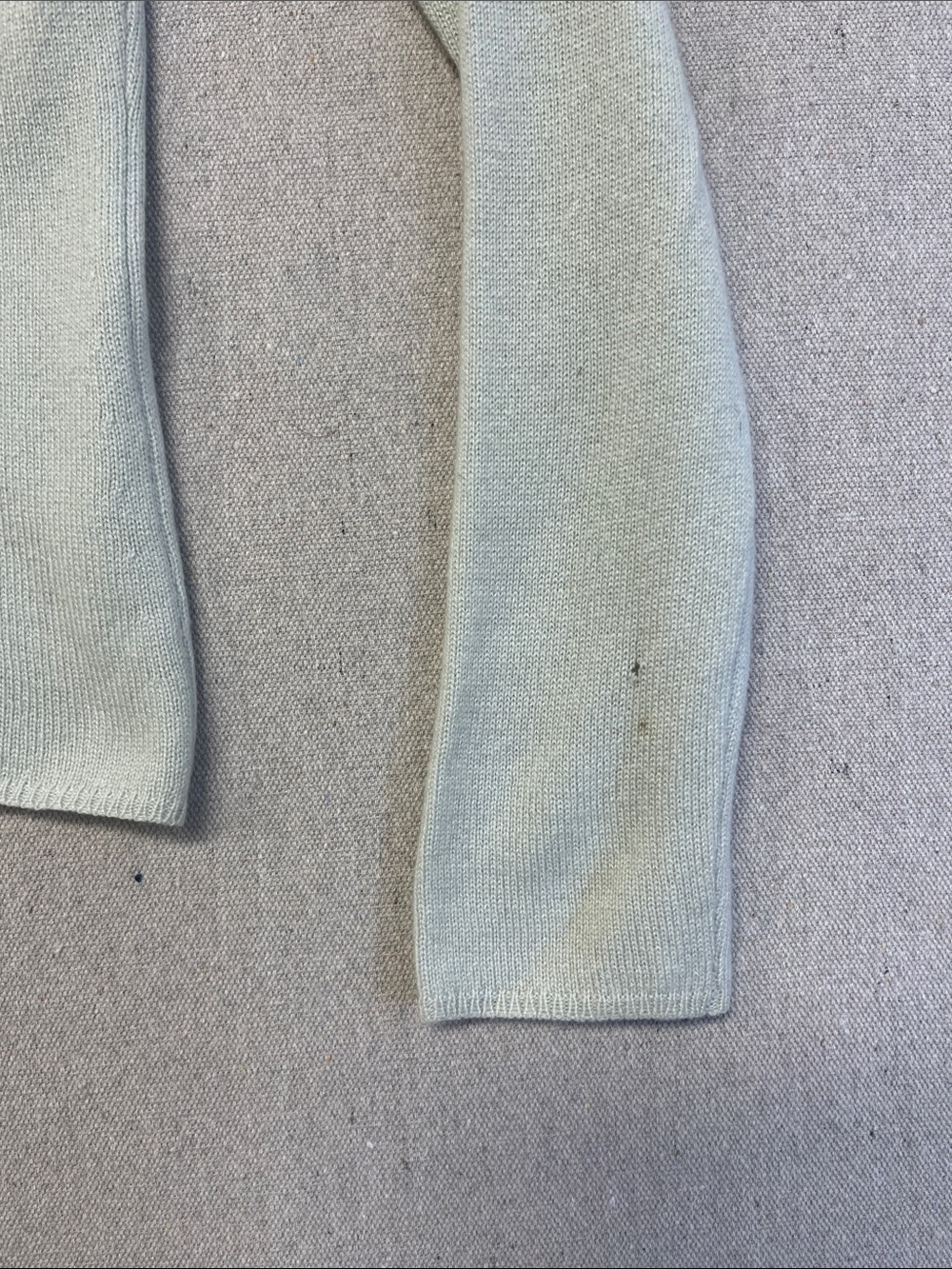 Italian 100% Cashmere Light Green Button Cardigan Sweater - Picture 12 of 14